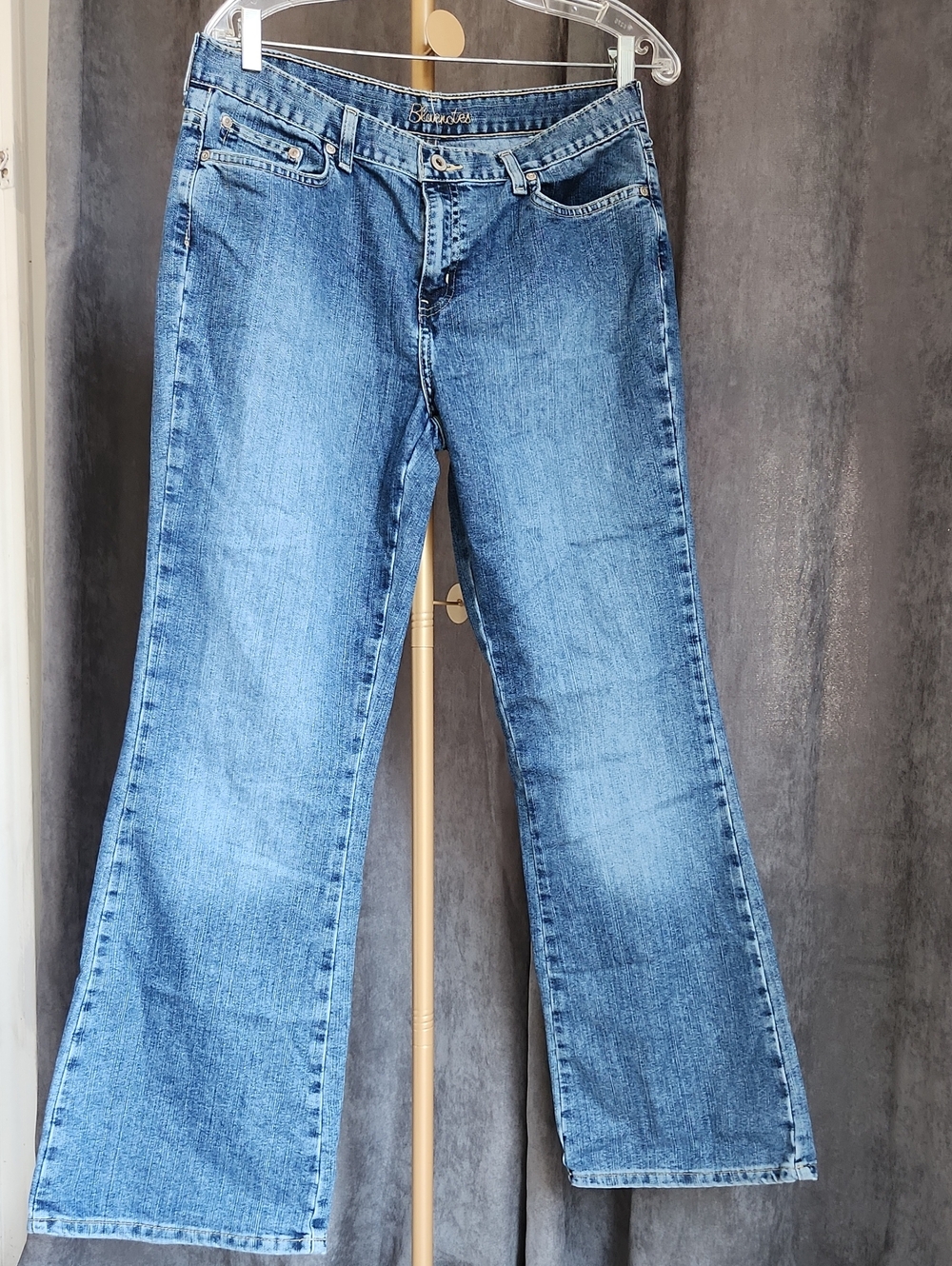 Classic Blue Women's Jeans - Flared Fit